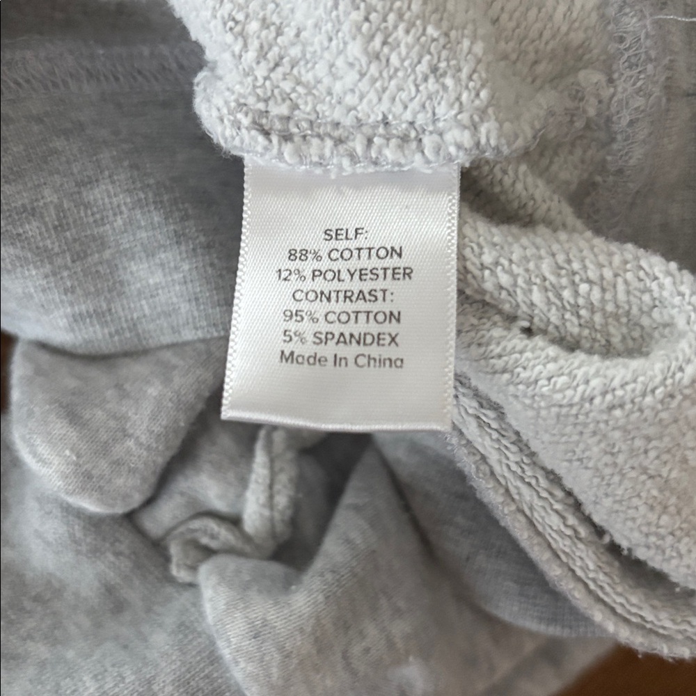 Evereve Light Gray Ruffle Crew Sweatshirt - Picture 12 of 12